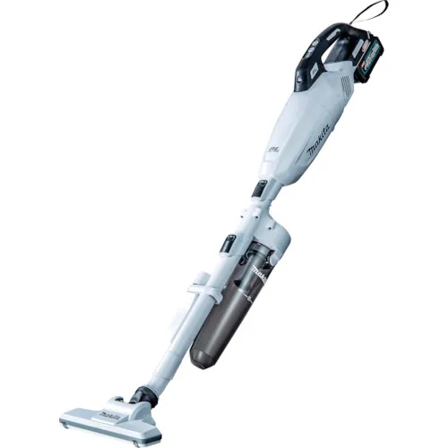 Makita可充电清洁剂40Vmax胶囊型白色带有锁旋风附件（带主机，电池和充电器）