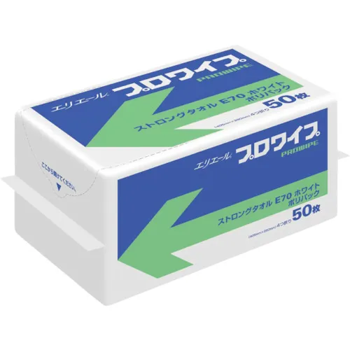 [停产] Erier Pro擦拭强毛巾E70白色Poly Pack