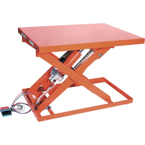 Trusco Table Lift 500kg电动B螺钉类型DC24V电池仅800 x 1200