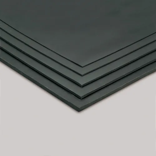 Terramoto Flat橡胶垫天然3mm厚的黑色1m x 20m