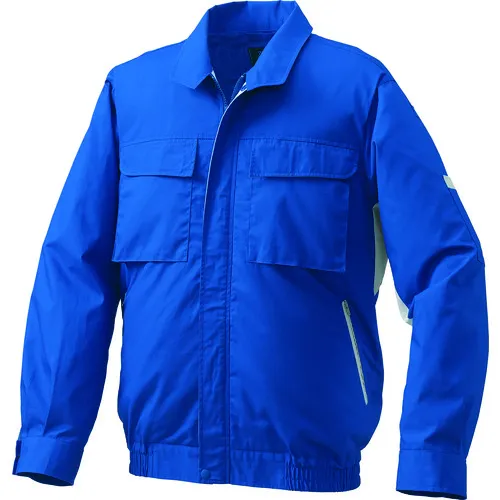 空调服装 - 棉/多混合腋窝毛毛球2空调服装®服装 - 蓝色X银3L