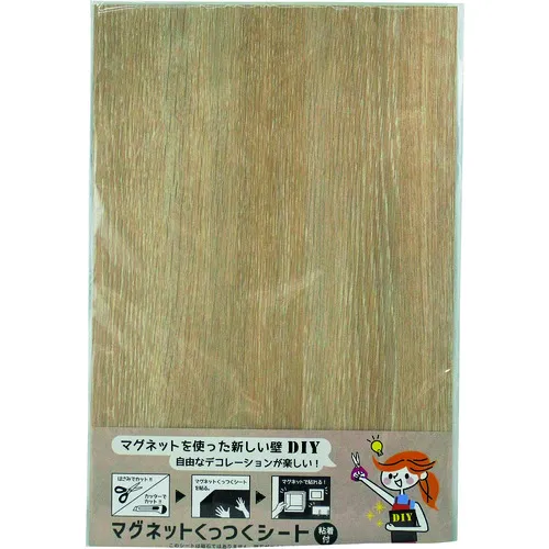 ＤＡＩＤＯＨＡＮＴ　マグネットくっつくシート　３００×４５０　ナチュラルオーク