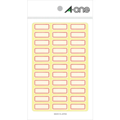 3m自我标签红色框架