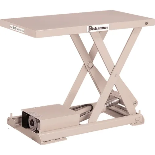 Bishamon Table Lift Chibi-chan系列脚开关均匀负载750kg升降高度650mm单相100V