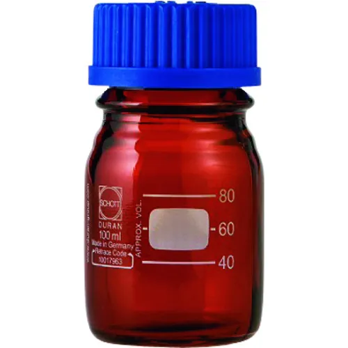 作为拧紧瓶棕色100ml GL-45A