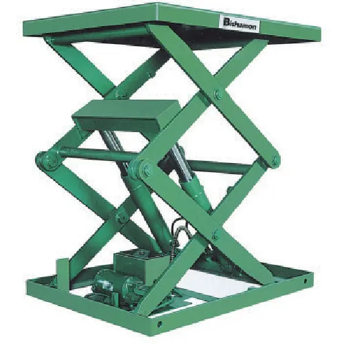 Bishamon Table Lift 1吨均匀负载1000kg起重高度1380mm桌子尺寸1150 x 600mm