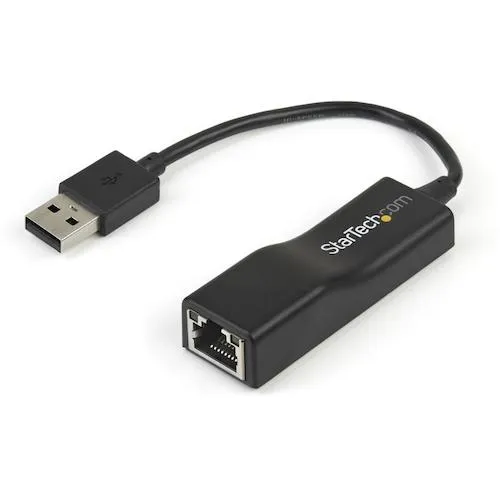 Startech LAN适配器/USB 2.0/1X RJ45/10Mbps/100Mbps/black