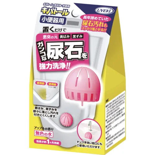 uyeki厕所的清洁剂kibatoll for小便池55克