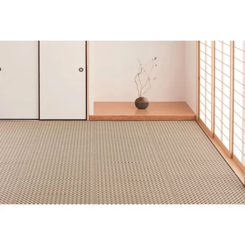 Hagiwara可洗的刺刺式地毯Lewis Brown Edo Style 4.5 Tatami Mats 261 x 261