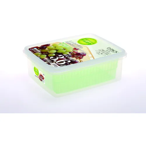 Sanko PLA 059420食品存储容器D-pack with colander d-9 g绿色213 x 263 x 98