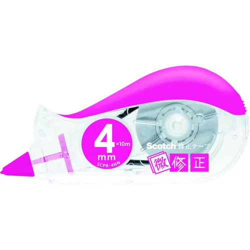 3m苏格兰校正带小校正4mm x 10m粉红色