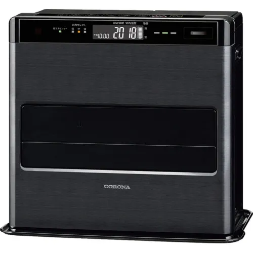 Corona油扇加热器Z系列木制15 Tatami Tatami Grand Black
