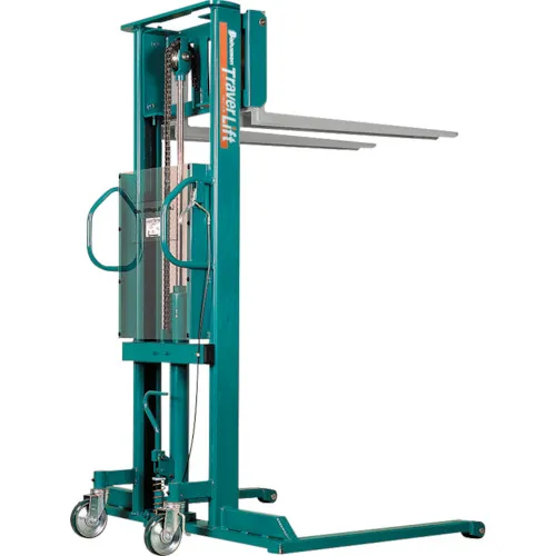 Bishamon Fork升降机Traver Lift（手动液压型），具有快速转发装置均匀载荷380公斤叉尺寸600毫米1500毫米