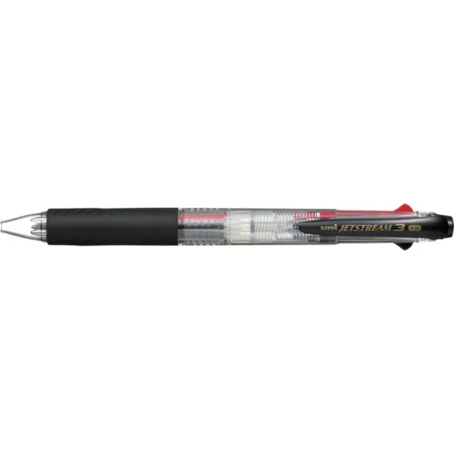 Uni Jetstream 3色圆珠笔粗体透明