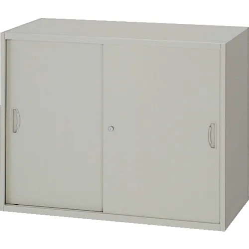 Naiki储物柜NW型钢制滑动库两门899 x 450 x 700温暖白色