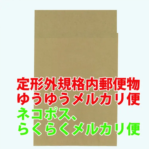 King Corp.邮政信封小型未漂白的工艺品100宪章（225 x 305 x 25）