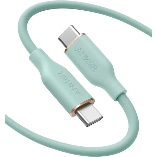Anker Powerline III Flow USB-C和USB-C电缆180万薄荷绿色