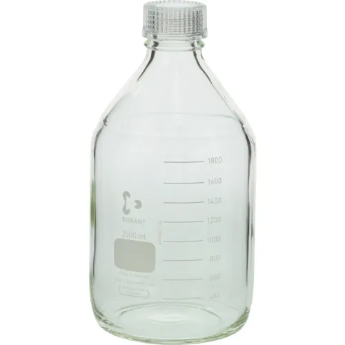 ＳＩＢＡＴＡ　耐熱ねじ口びん　透明キャップ付　２０００ｍＬ