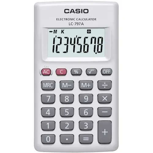 Casio卡类型计算器
