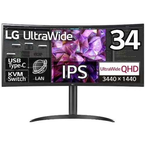 ＬＧ　３４インチ　曲面型ウルトラワイド液晶ディスプレイ
