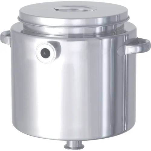 单纯不锈钢罐料斗型夹克容器7L