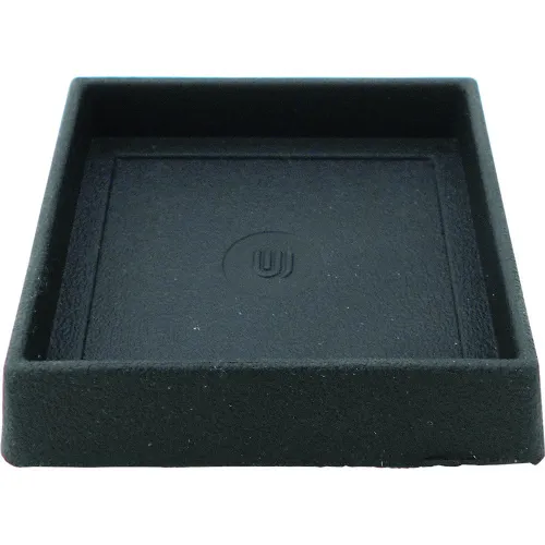 Waki橡胶平面黑色广场1pc