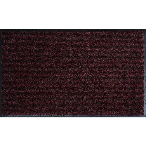 Kleen-Tex入口垫垫铁软管（条纹）黑色猩红色90 x 120厘米