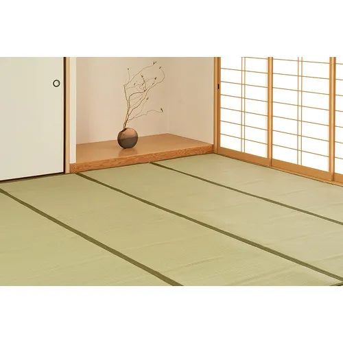Hagiwara，可清洗的山峰式地毯，shijo，Green，Edo Style 4.5 Tatami Mats