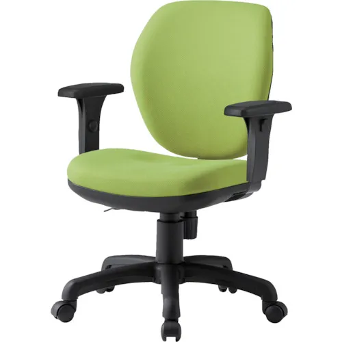 带有T形扶手的Tokio Office椅子Moss Green