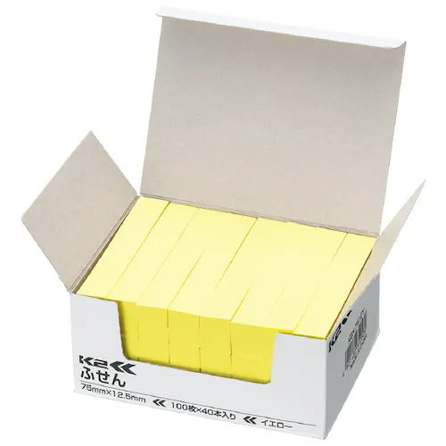 kokuyo粘性粘性<k2> 75 x 12.5黄色40卷K2 MAE-7512Y