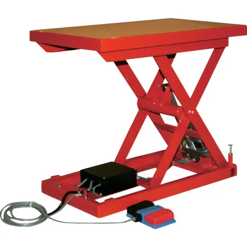 Trusco Table Lift 500kg电动B螺钉类型DC48V 650 x 1200