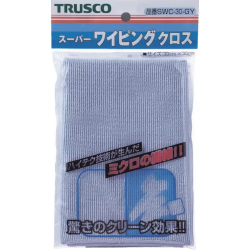 Trusco超级擦拭布300mm x 300mm灰色