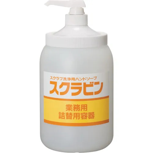 Saraya Scrubine独家瓶带有补充泵1.2kg
