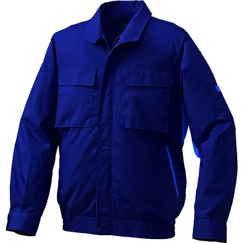 空调服装 - 棉/多搅拌腋窝2空调服装®服装仅海军x蓝色5L
