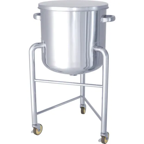 单纯不锈钢罐镜板类型的通用容器，带腿300L