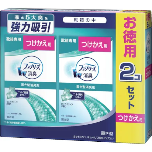 P＆G Febreeze Deodorizer站立鞋盒纯净的清洁气味130g x 2