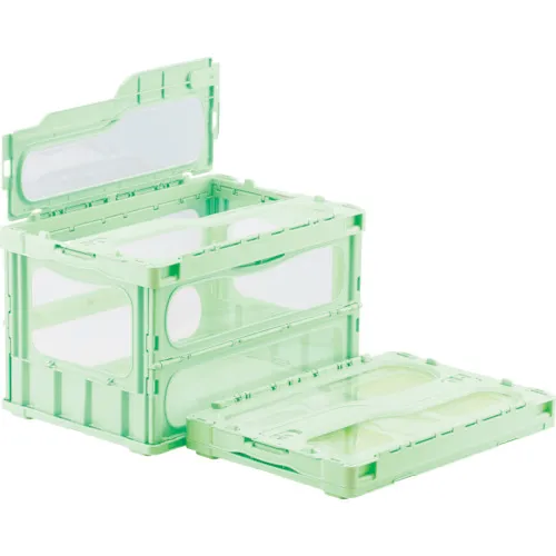 Sanko Lid集成折叠容器559110 MADCON LIGHT C-50B绿色