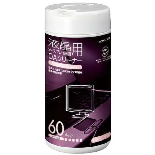kokuyo oa清洁剂瓶类型60张LCDS EAS-CL-L15N