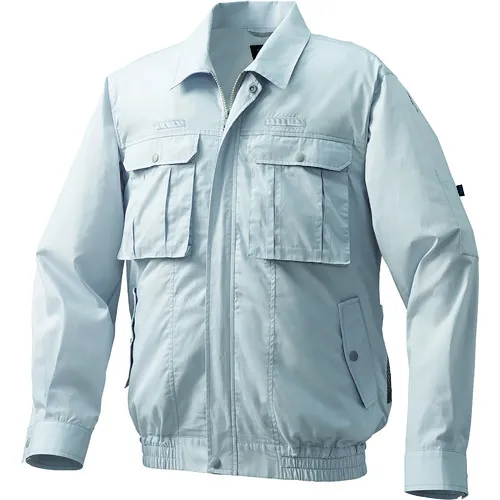 空调服装冷却夹克棉花/多搅拌器全安全带规范的空调服装与UnderarmGusset®Ku91930仅白色3L