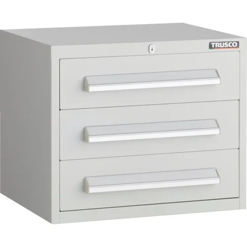Trusco WLVR类型机柜500x412xh420 3抽屉白色