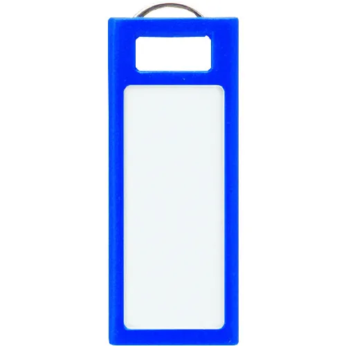 kokuyo钥匙扣名称标签键蓝色4件NAPH -S230B