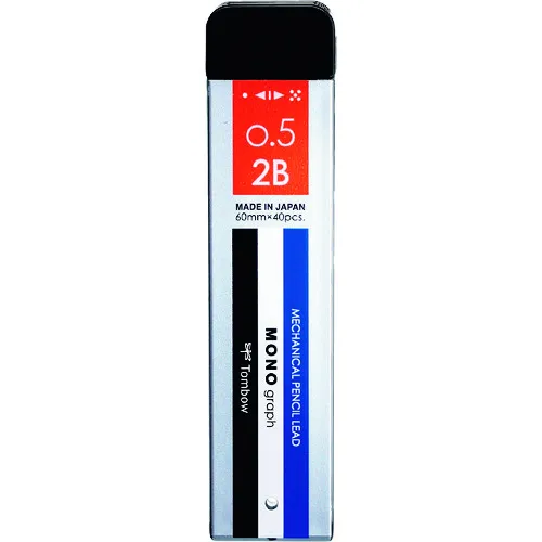 Tombow Sharp核心专着Mg 0.5mm硬度2B 40件