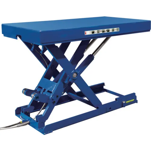 Bishamon Table Lift超低升降机（超低地板类型）脚开关均匀负载3000kg升降高度861mm桌子尺寸2000 x 1000mm
