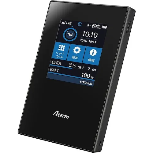 ATERT NEC平台ATERM MR05LN无SIM卡的移动路由器