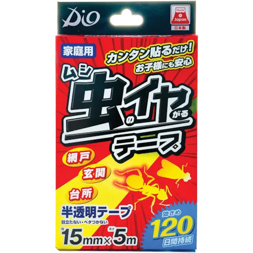 DIO昆虫耳带宽度15mm x长5m半透明