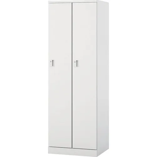 2个人的Naiki Locker GL类型门：透明白色 /身体：透明白色