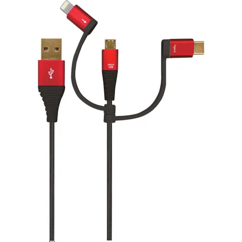 Air-J Premium 3IN1 USB充电电缆2M RD