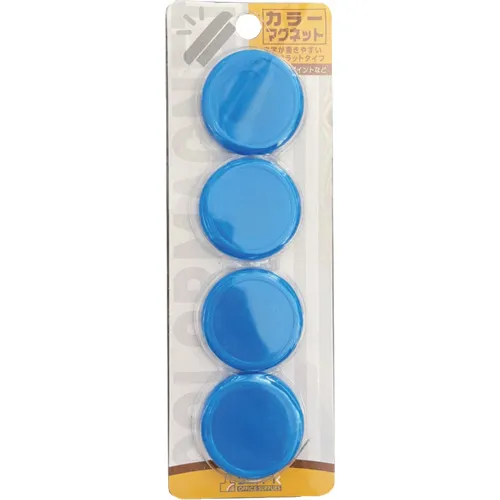 Sankei彩色磁铁40φBLUE4件