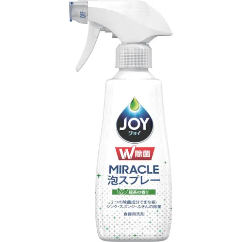 P＆G欢乐W消毒奇迹泡沫洗涤剂绿茶气味275ml