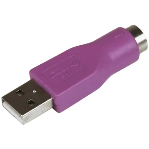 Startech PS/2转换适配器/PS/2键盘兼容/USB -A男性-PS/2女